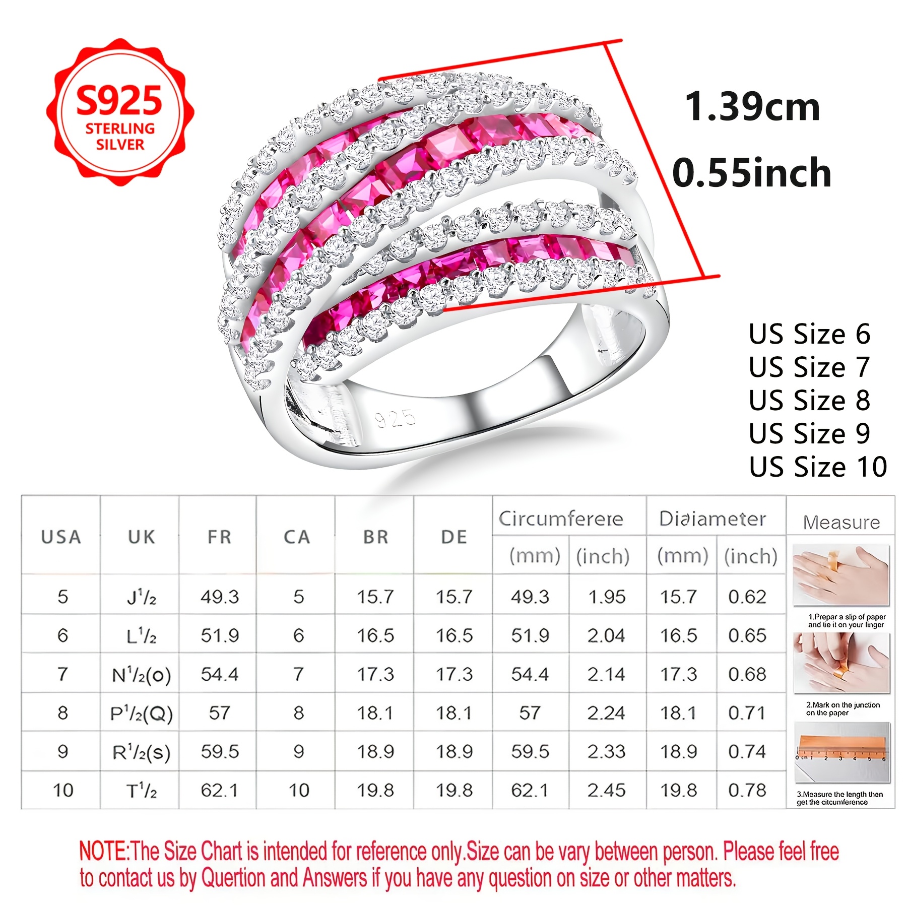 Women's 925 Sterling Silver Vintage Luxury Three-Layer Intertwined Ring